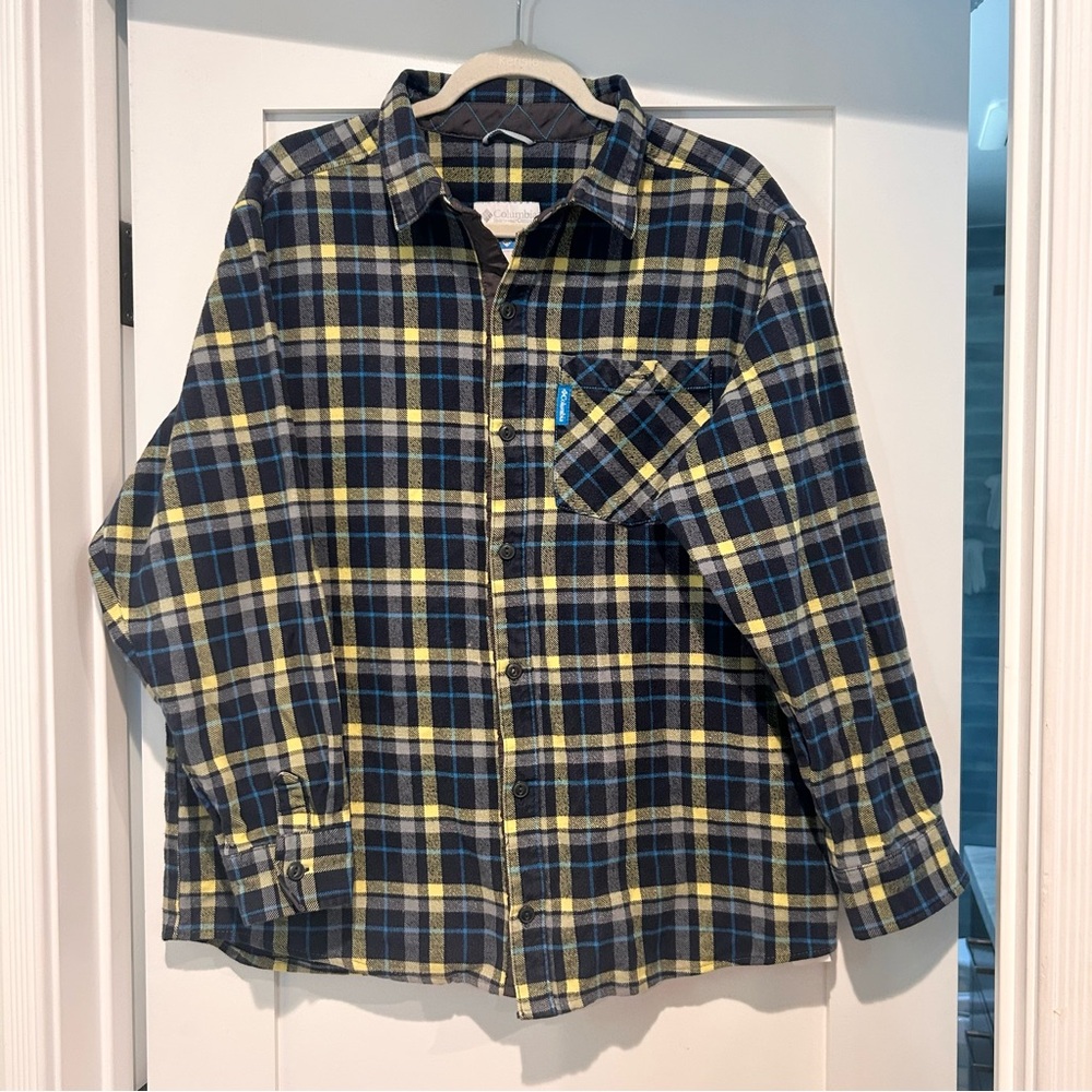 Columbia Plaid Flannel Shirt